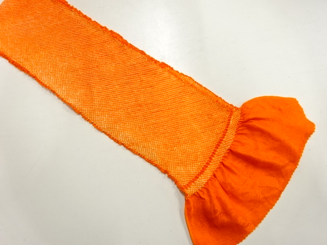 正絹　絞り　帯揚げ